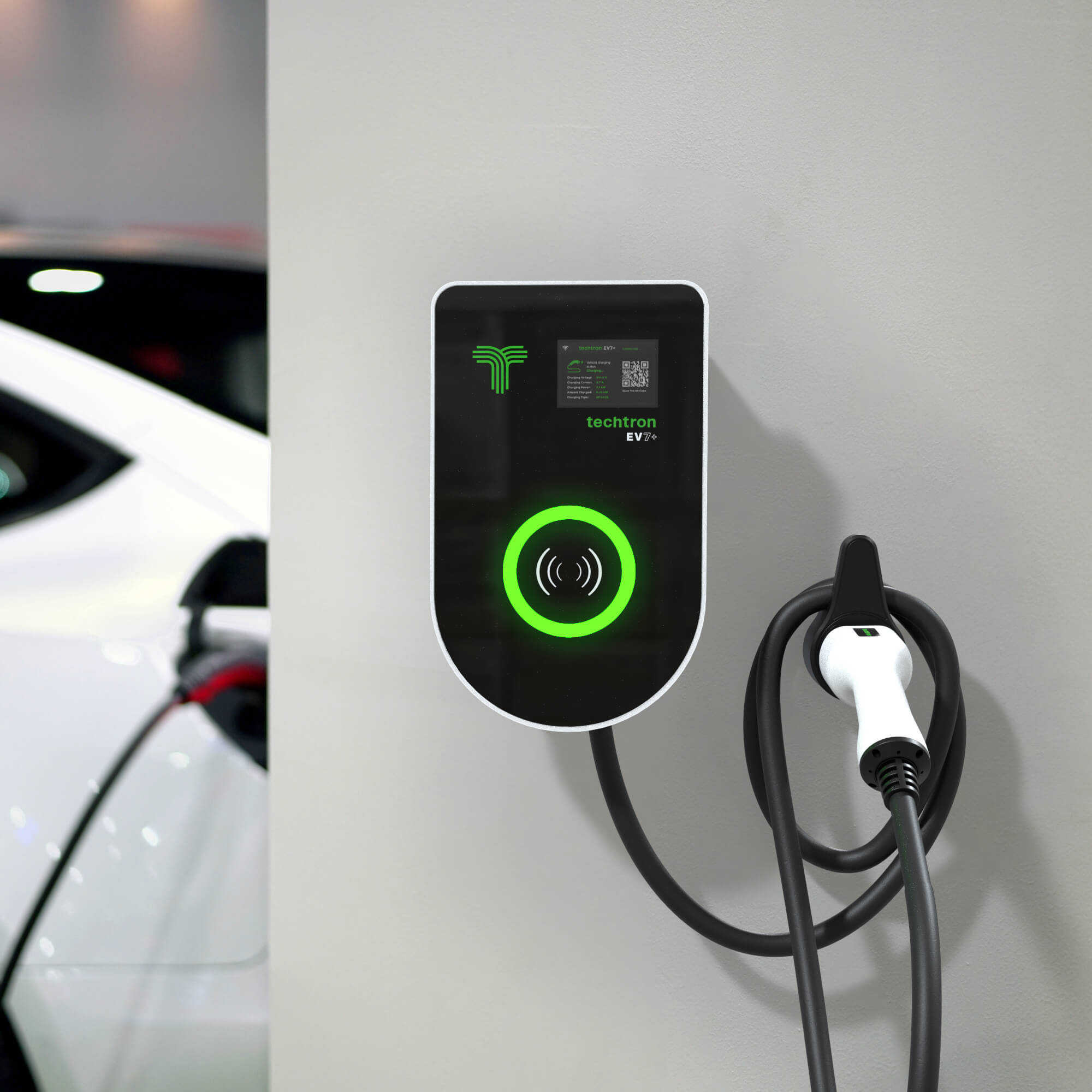 techtron EV7-7+ (7.4 kW, Level 2, Type 2) ev-Charger techtron
