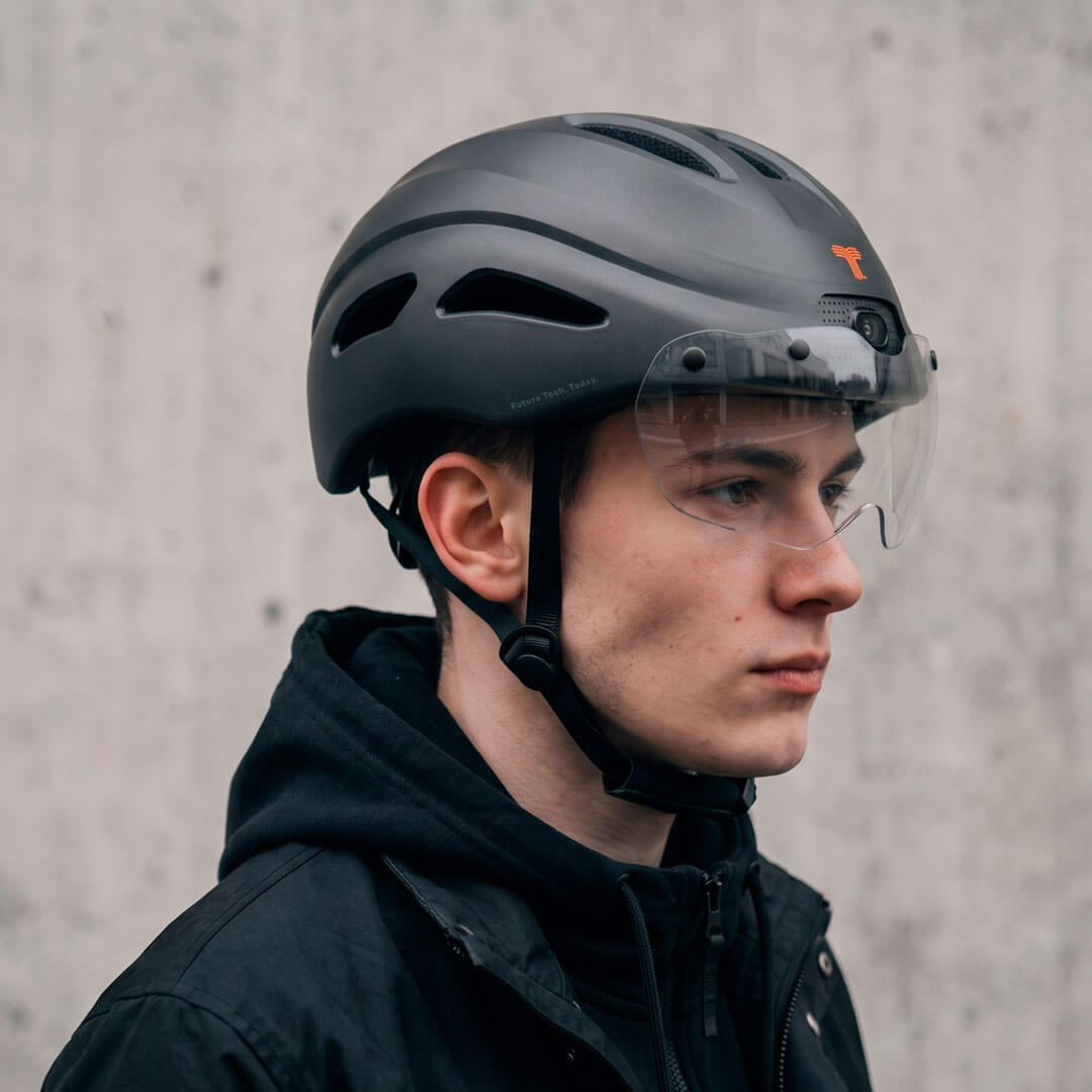 techtron TH4+ VOX Smart Helmet - Cycling techtron