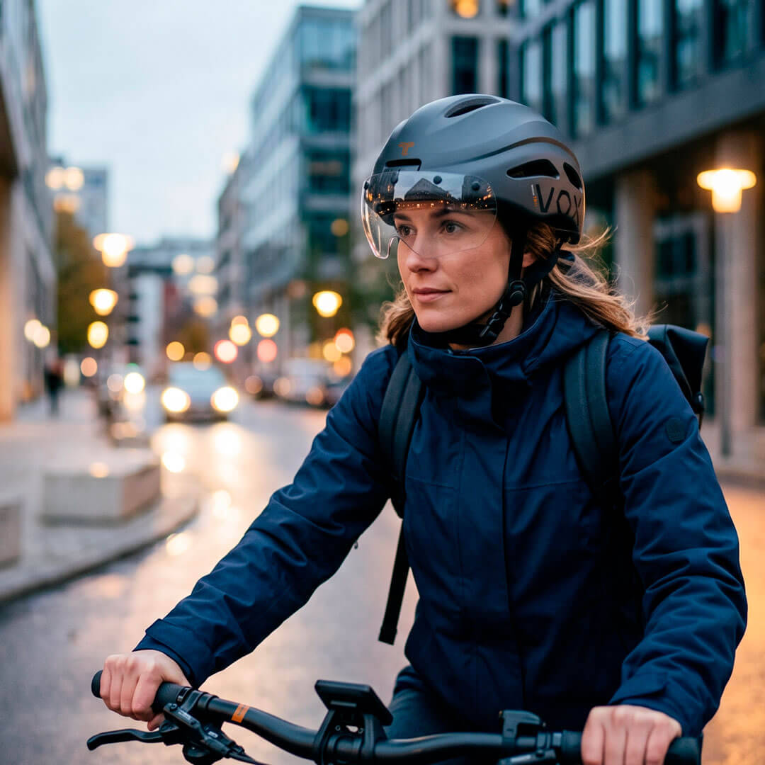 techtron TH4+ VOX Smart Helmet - Cycling techtron
