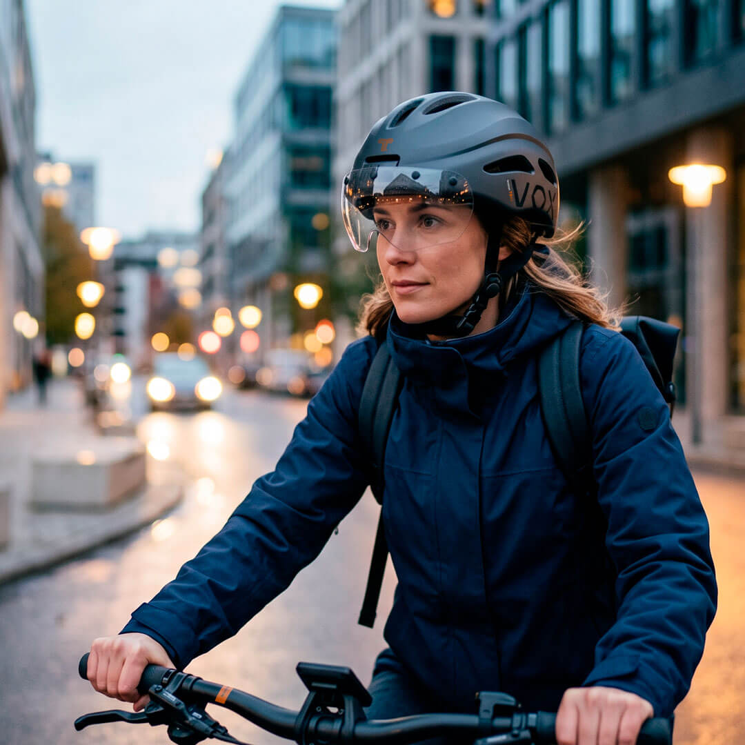 techtron TH4+ VOX Smart Helmet - Cycling techtron