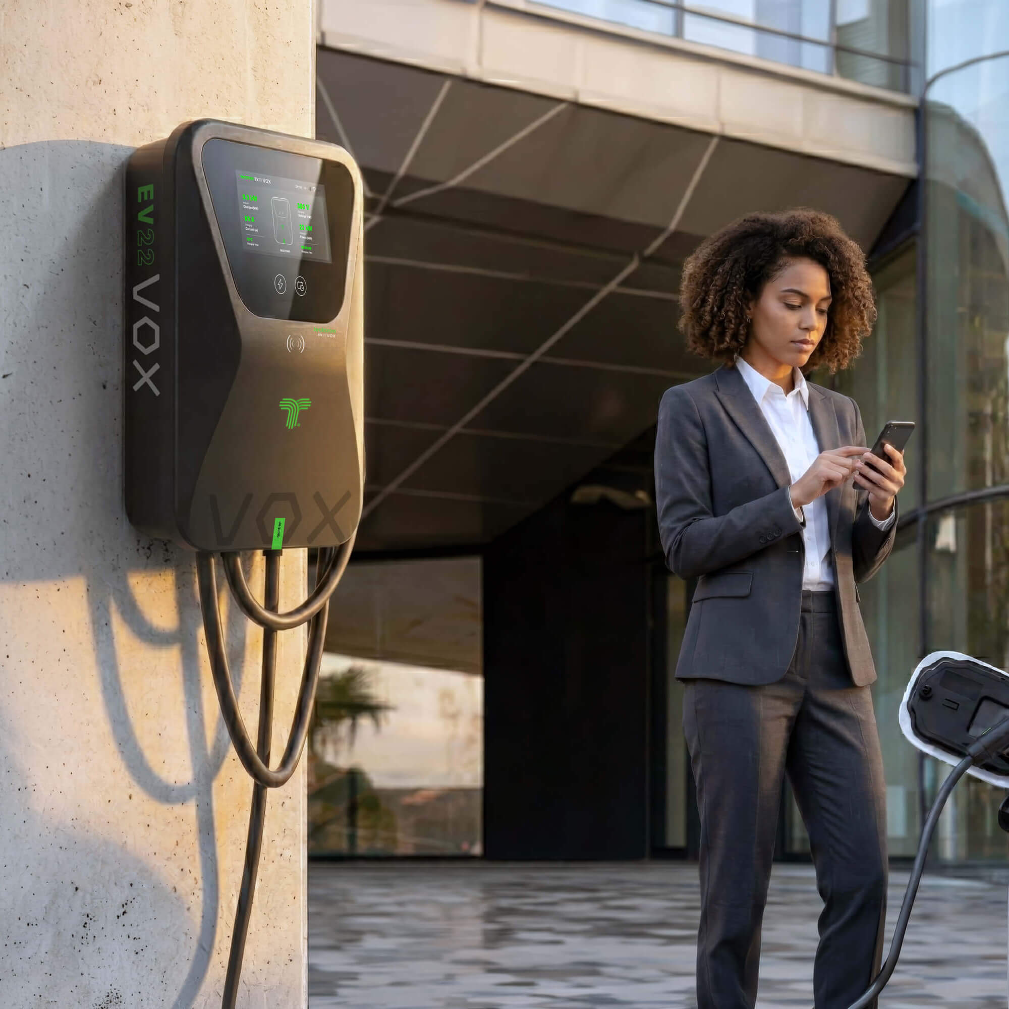 techtron VOX EV Charger Range techtron