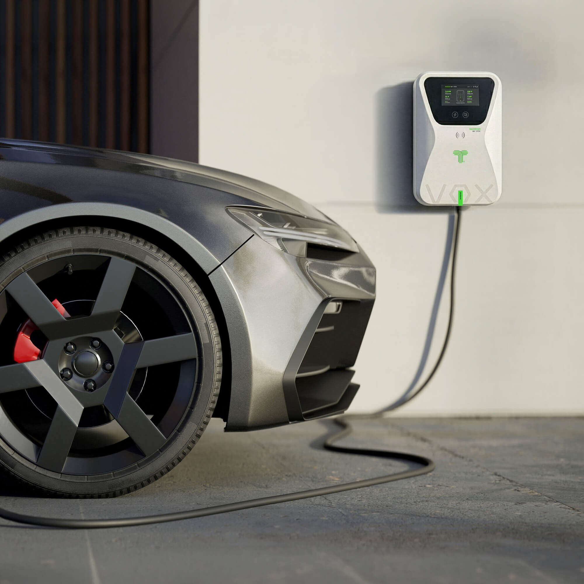 techtron VOX EV Charger Range techtron