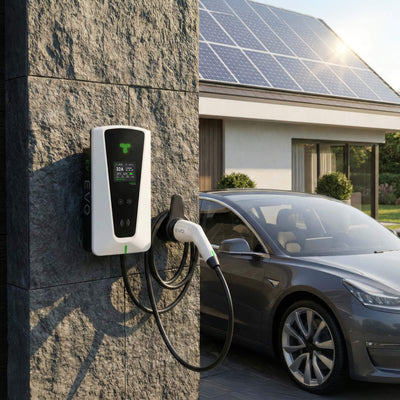  techtron EV charger solar power ready