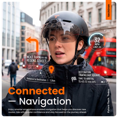 techtron TH3+ VOX Smart Helmet - Sport techtron