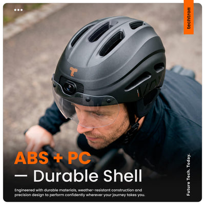 techtron TH4+ VOX Smart Helmet - Cycling techtron