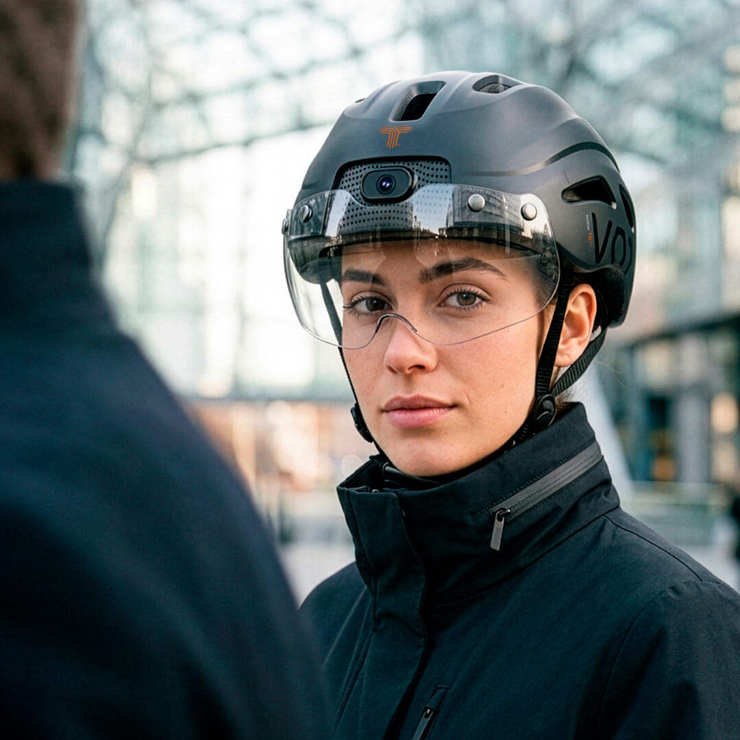 techtron TH4+ VOX Smart Helmet - Cycling techtron