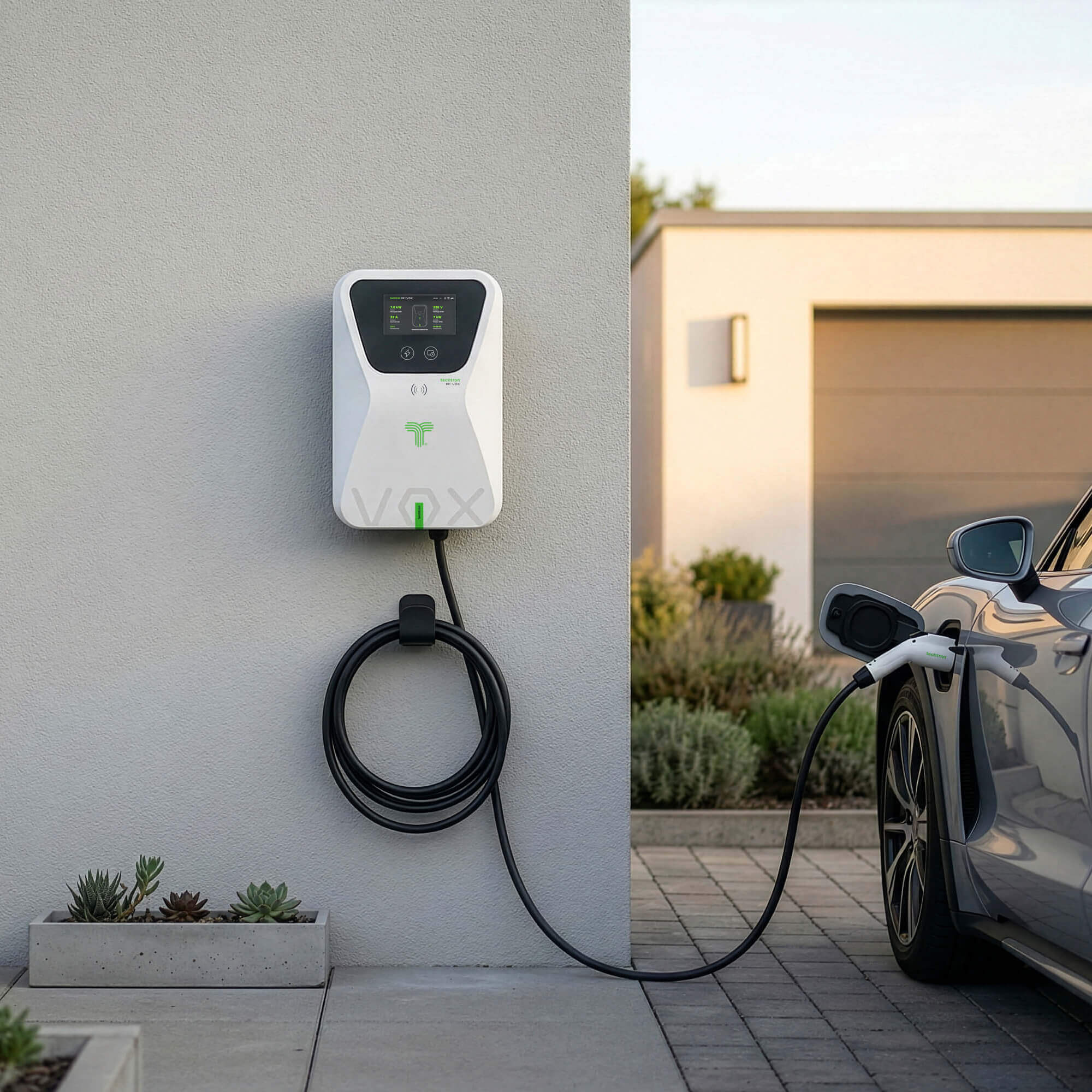 techtron VOX EV Charger Range techtron