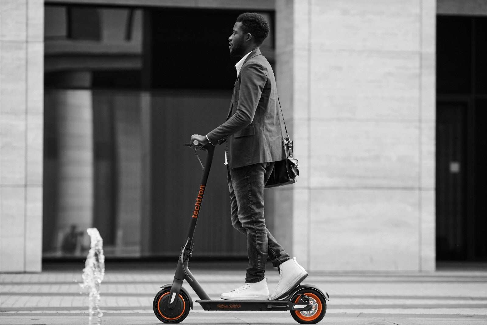 techtron Elite 3500 Electric Kick Scooter Grade A (Battery Replaced) ORANGE techtron